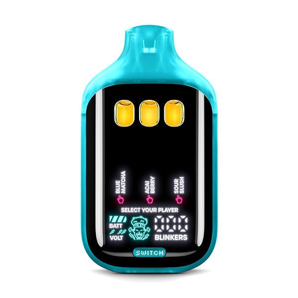 Switch V5 | AIO Vape | Live Liquid Diamonds | Triple Tank Switch | Blue Matcha x Acai Berry x Sour Slush | Sat-Sat-Sat | 2 g