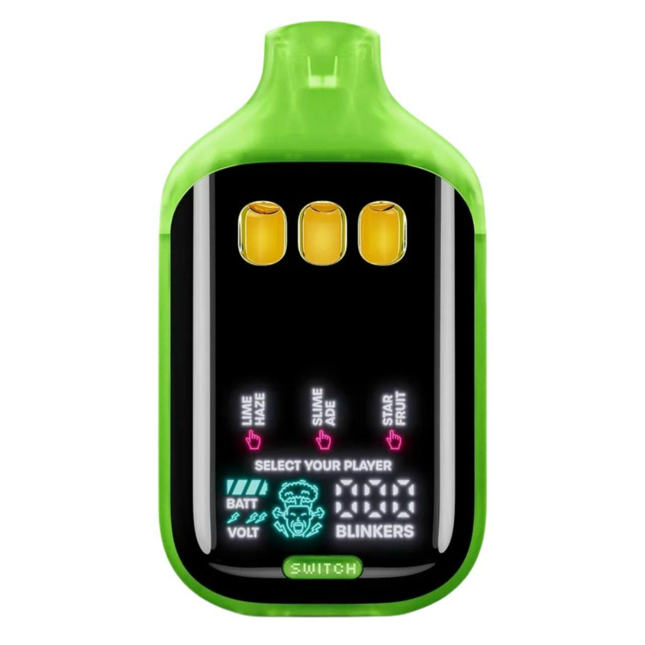 Switch V5 | AIO Vape | Live Liquid Diamonds | Triple Tank Switch | Lime Haze x Slimeade x Starfruit | Sat-Ind-Hyb | 2 g