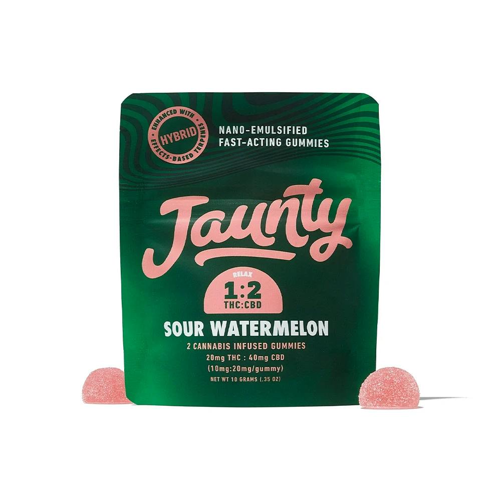Gummies | Sour Watermelon | 1:2 | THC:CBD | 2pk