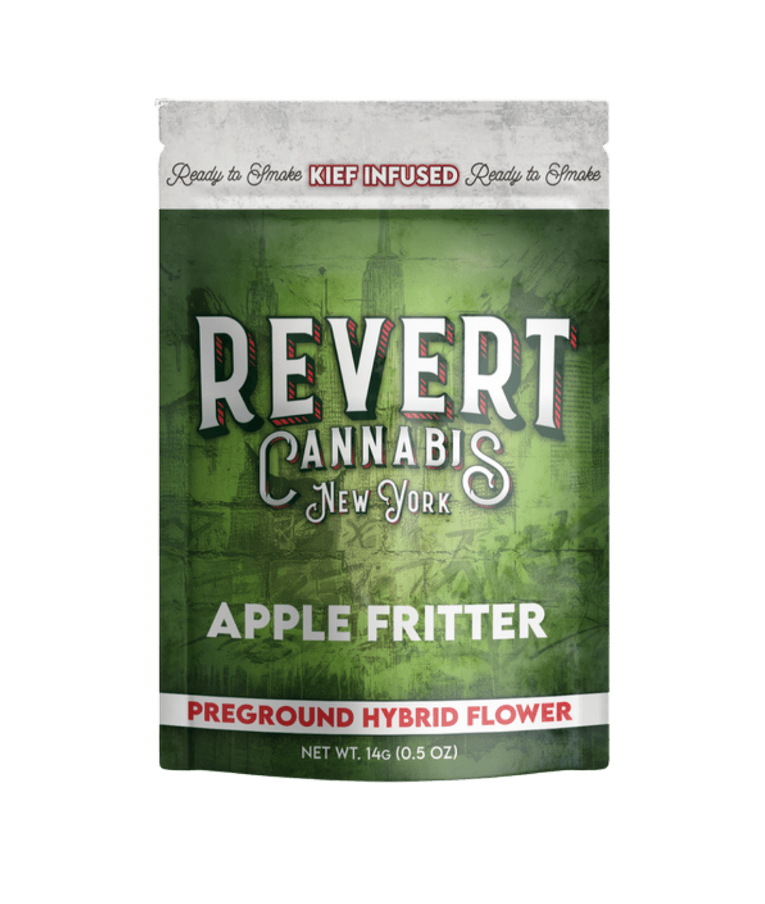 Kief Infused | Half Ounce Ground Flower | Apple Fritter | 14 g