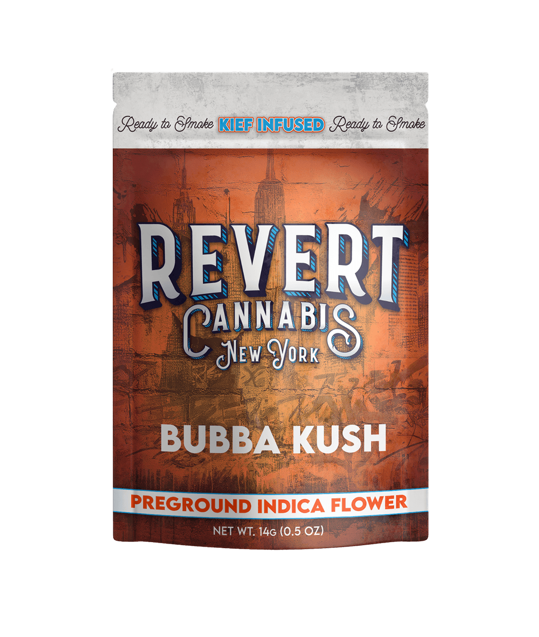 Kief Infused | Half Ounce Ground Flower | Bubba Kush | 14 g