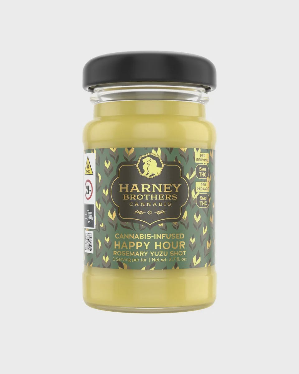 Infused Shot | "Happy Hour" Rosemary Yuzu Shot | 10 mg