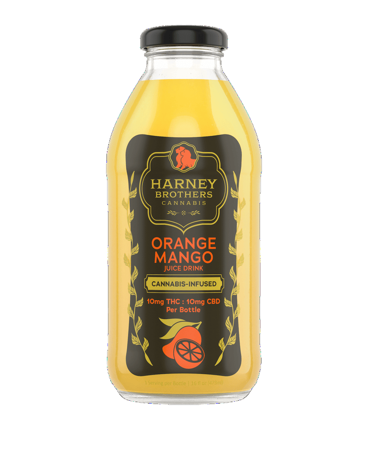 Infused Drink | Orange Mango Juice | 1:1 | THC:CBD | 10 mg : 10 mg