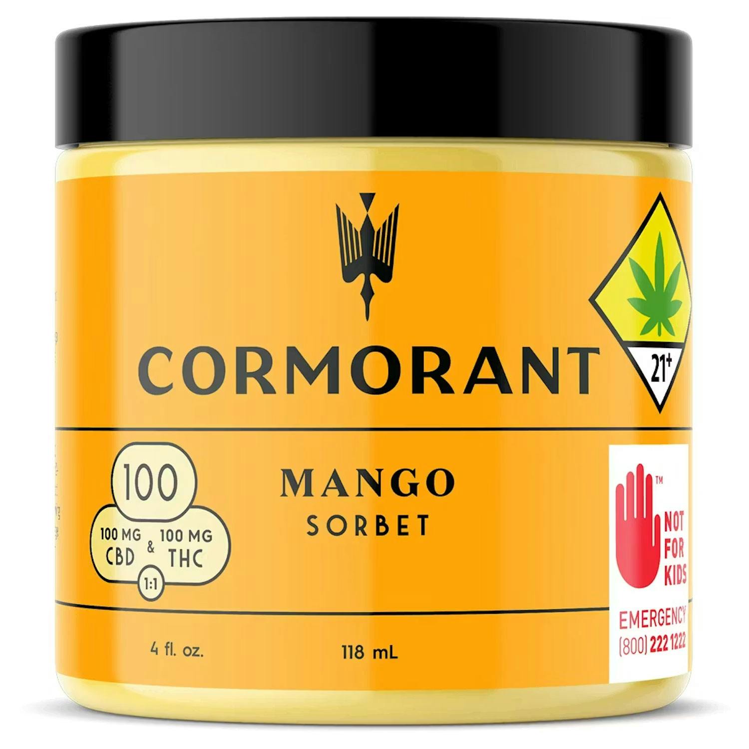 CE -  Mango Sorbet 1:1 THC:CBD 100 mg