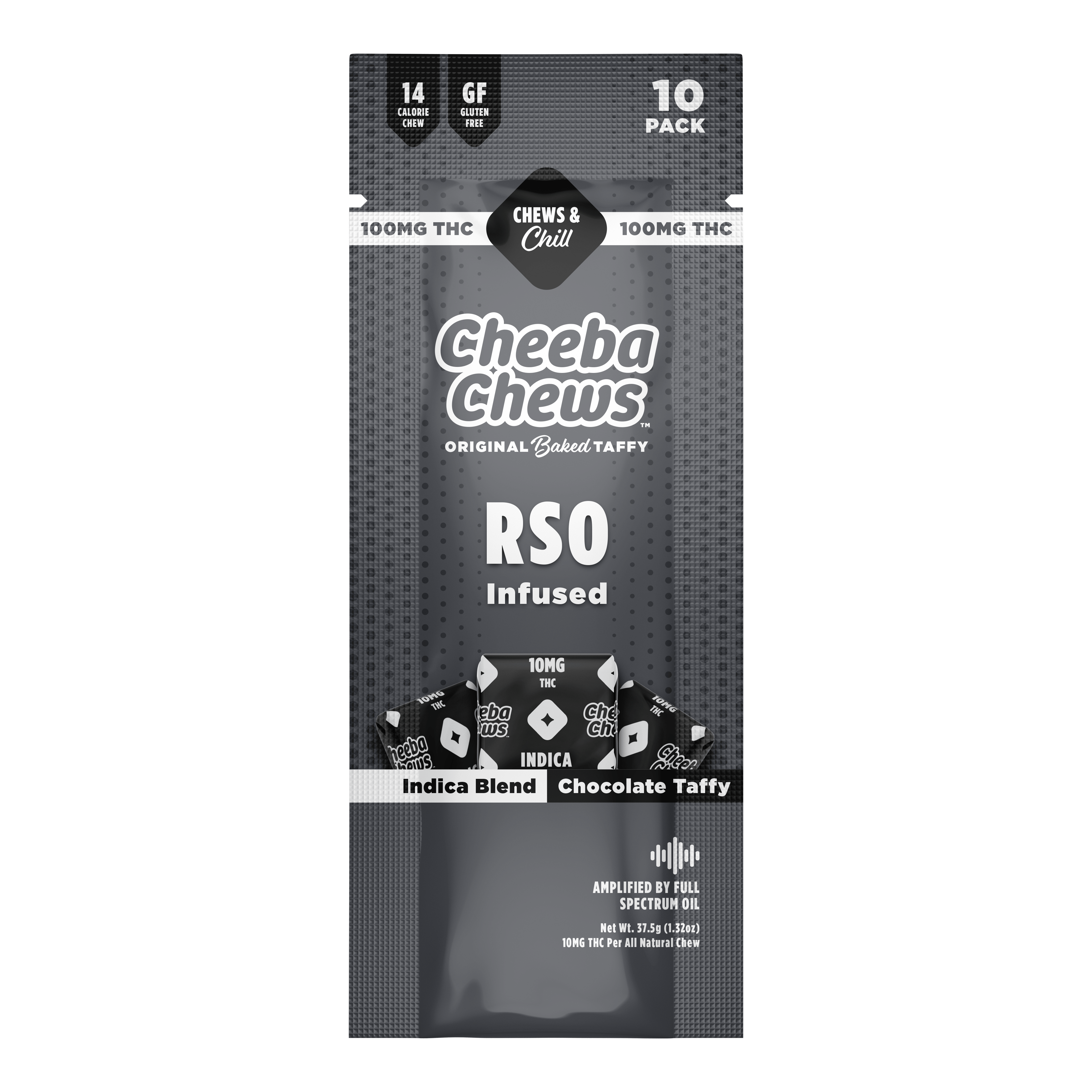 RSO Chocolate Taffy - Indica - 100mg Pack