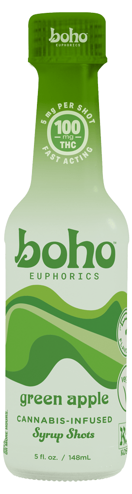 Syrup Shots - Green Apple - 100mg Bottle