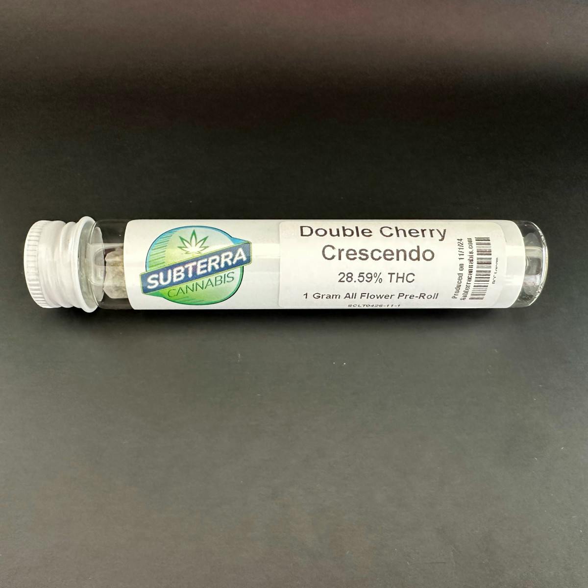 Double Cherry Crescendo 1.0G Pre Roll