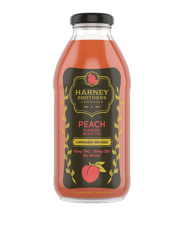 Infused Drink | Peach Tea | 1:1 | THC:CBD | 10 mg : 10 mg