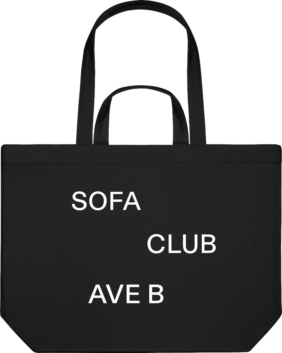 SOFACLUB Tote | Black “AVE B”