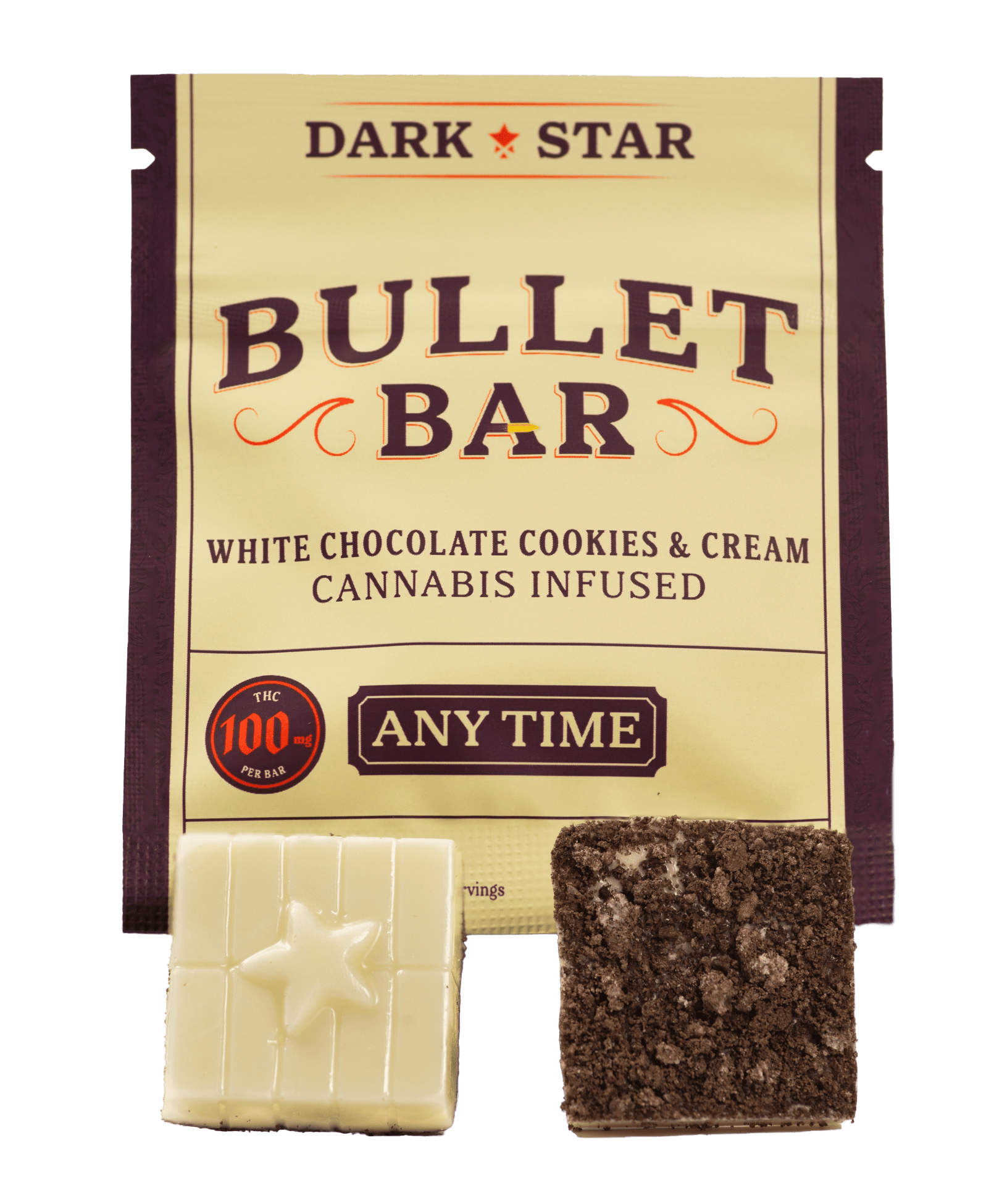White Chocolates | Bullet Bar "Anytime" | 1 pk | 100 mg