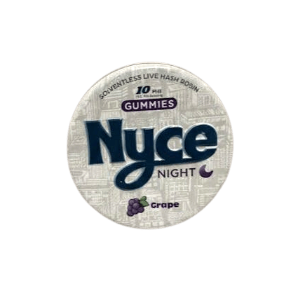 Live Rosin Gummies | Grape "Night" | 10pk x 10mg | 100 mg