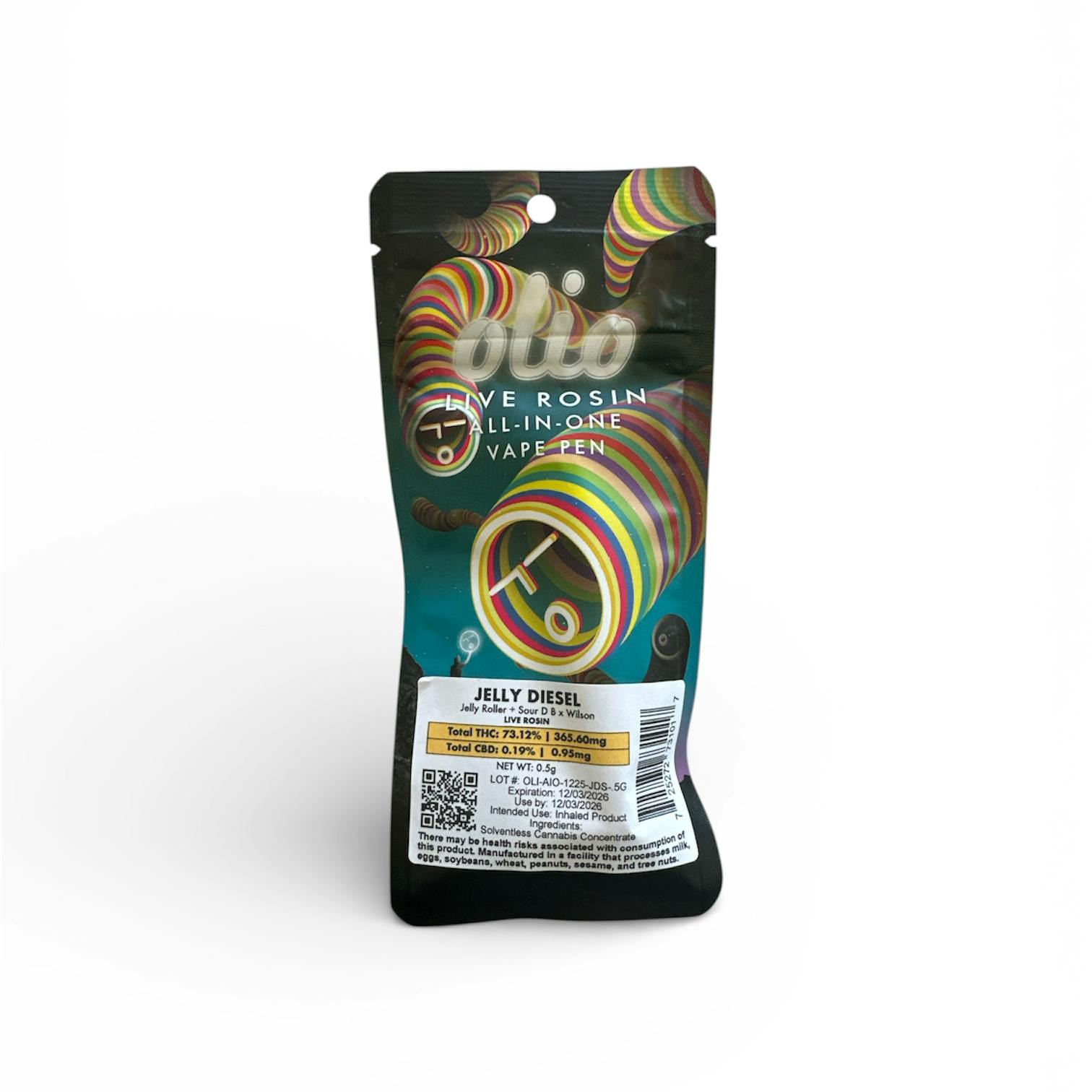 AIO Vape | Live Rosin | Jelly Diesel | 0.5 g