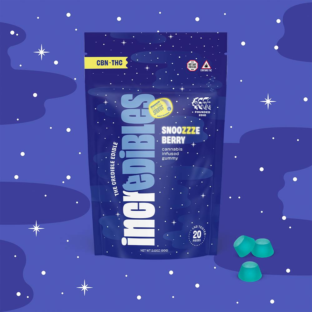 Snoozzzeberry (5:1 THC:CBN) | Gummies | 100mg | Indica