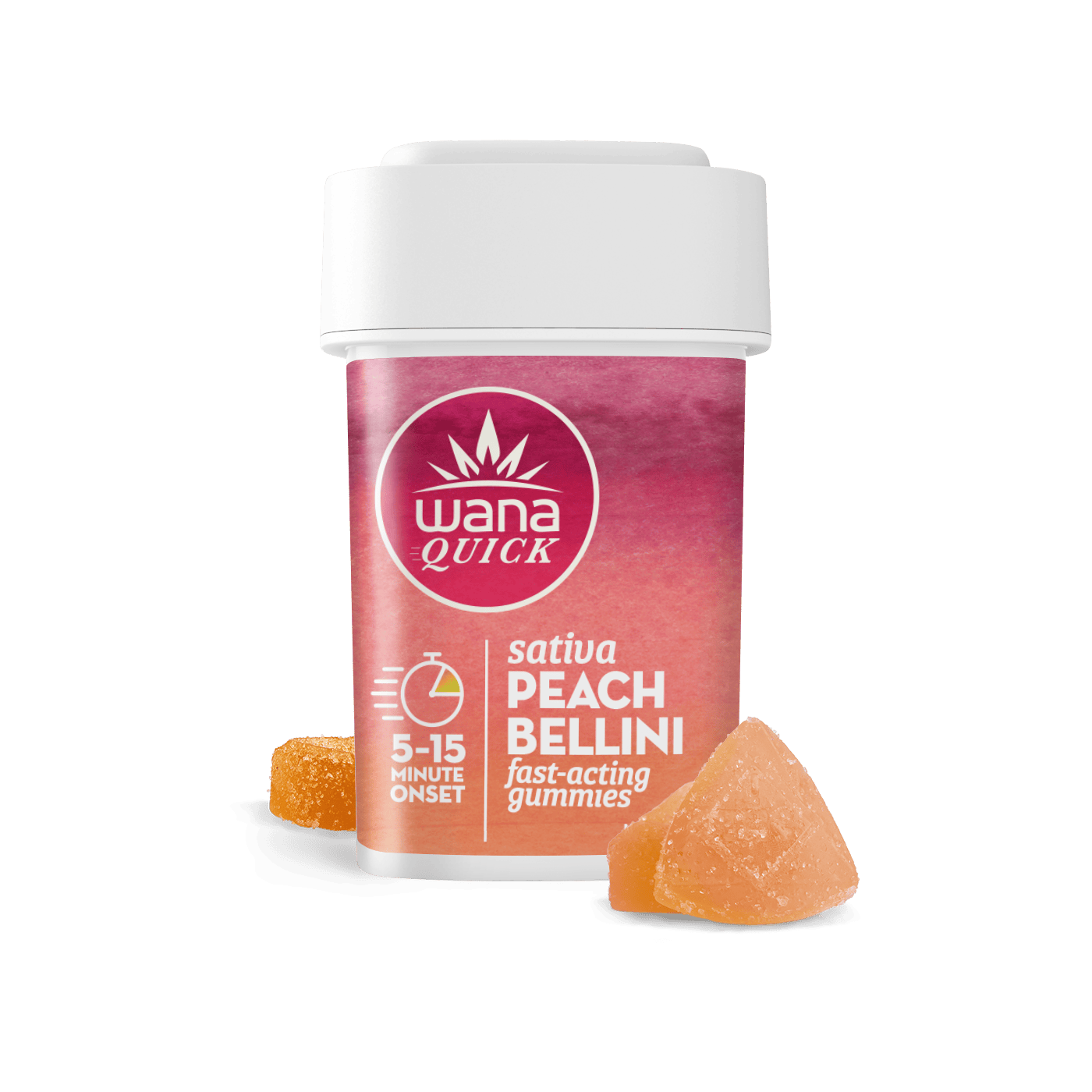 Gummies | Quick Peach Bellini | 10pk x 10mg | 100 mg