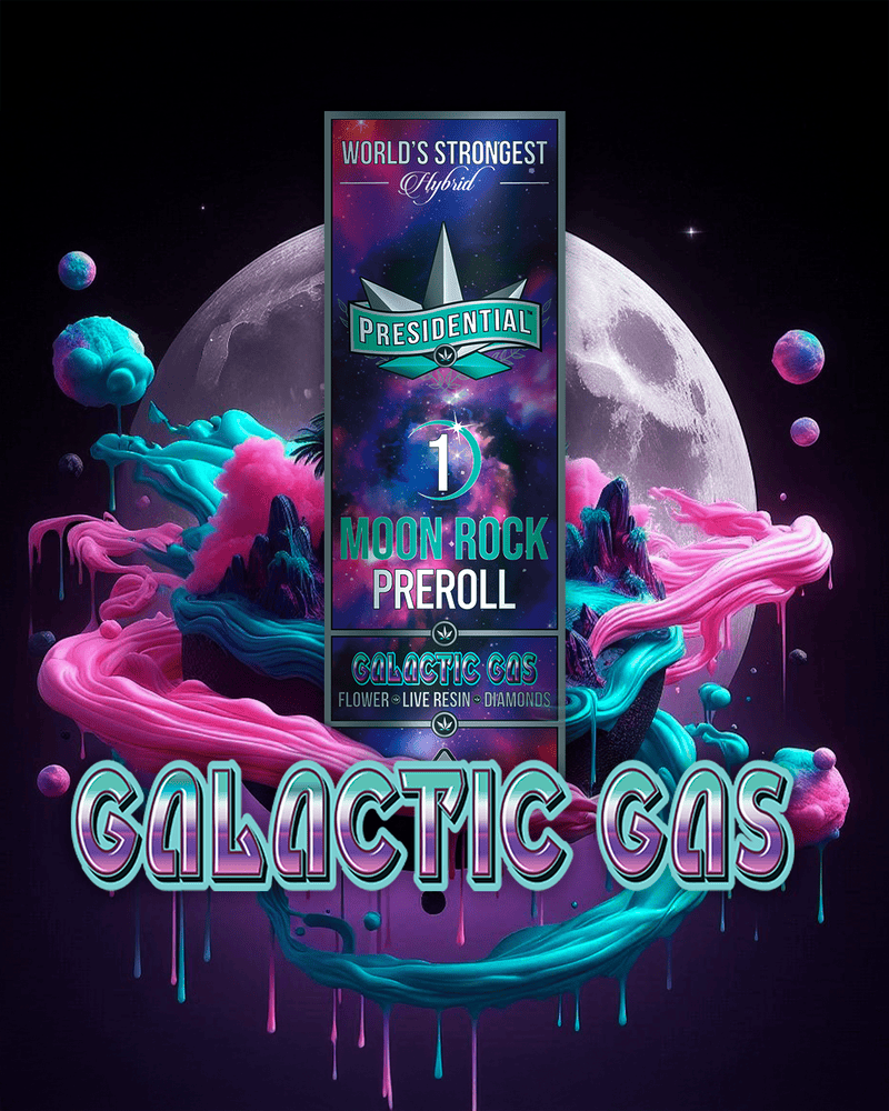 Moon Rock Infused Pre-Roll | Galactic Gas | 1 g