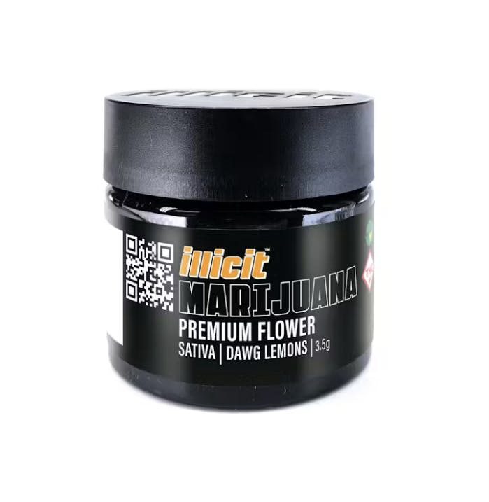 Illicit: Dawg Lemons 3.5g Flower - Sativa