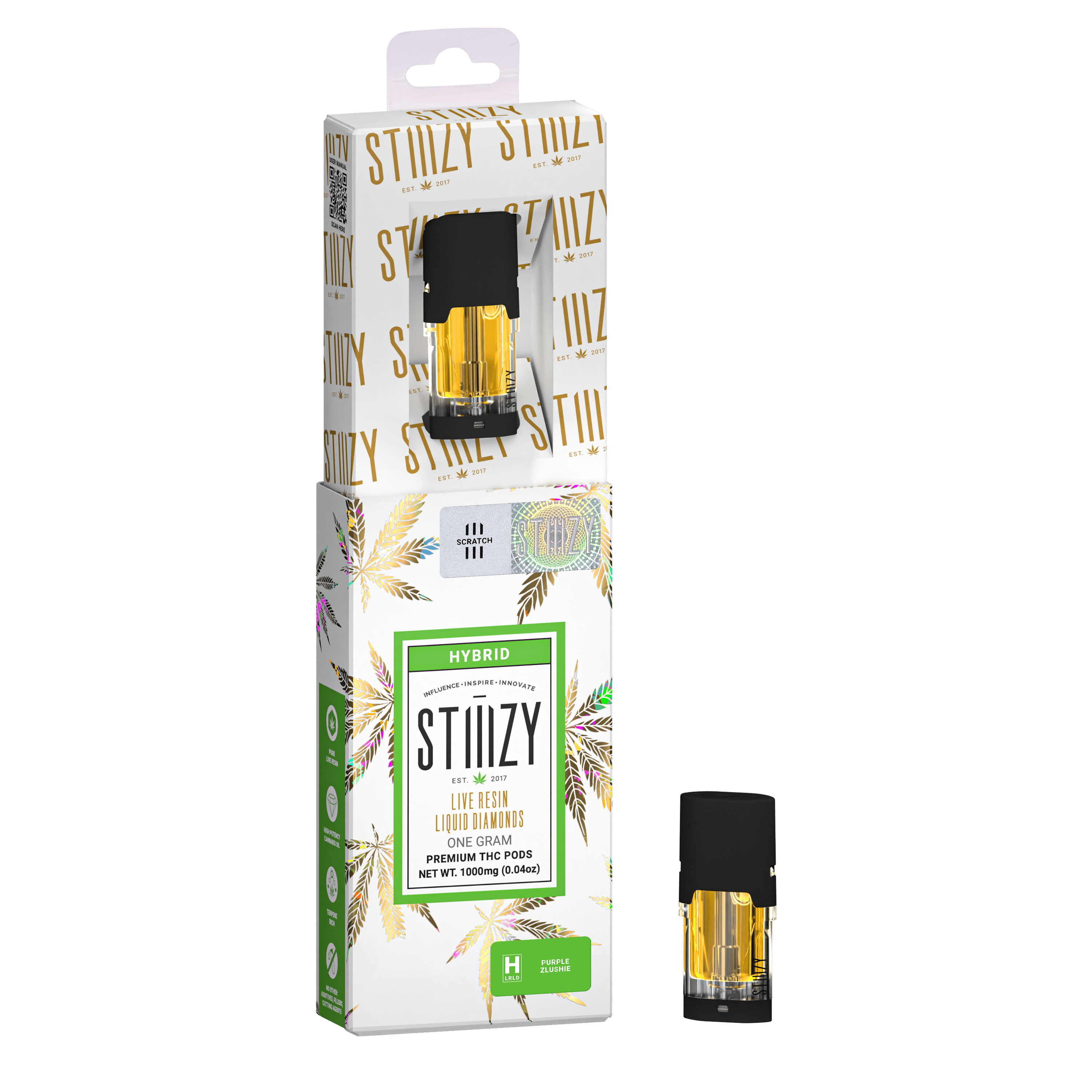 Pod | Live Resin Liquid Diamonds | Purple Zlushie | 1 g