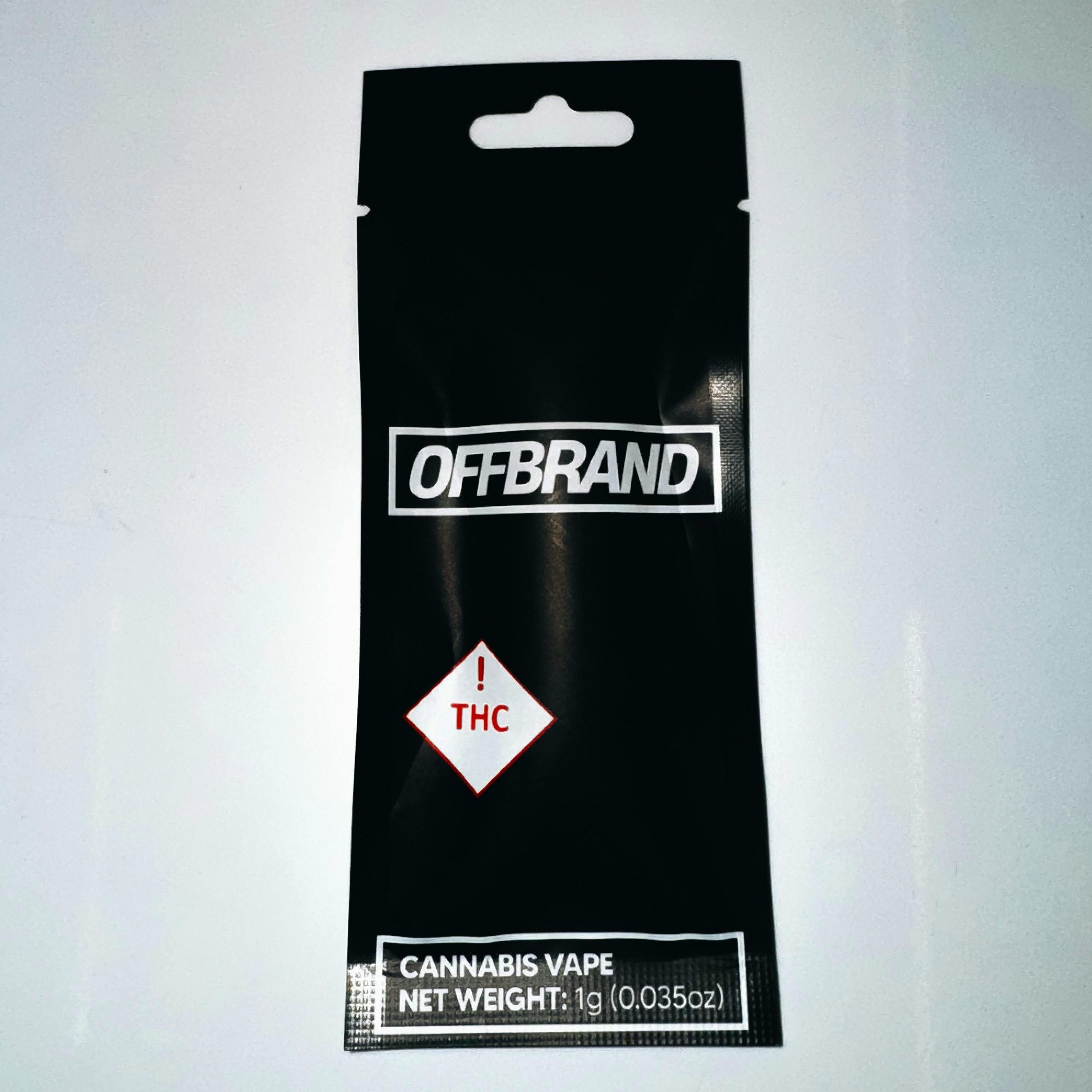 Offbrand| Alaskan Thunder F*ck | 0.5g Cartridge
