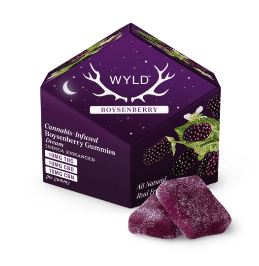 Boysenberry | 100mg 1:1:1 (THC:CBD:CBN) Gummies | 10 Pack