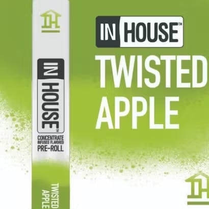 InHouse | Twisted Apple | 0.75g PreRoll | Infused