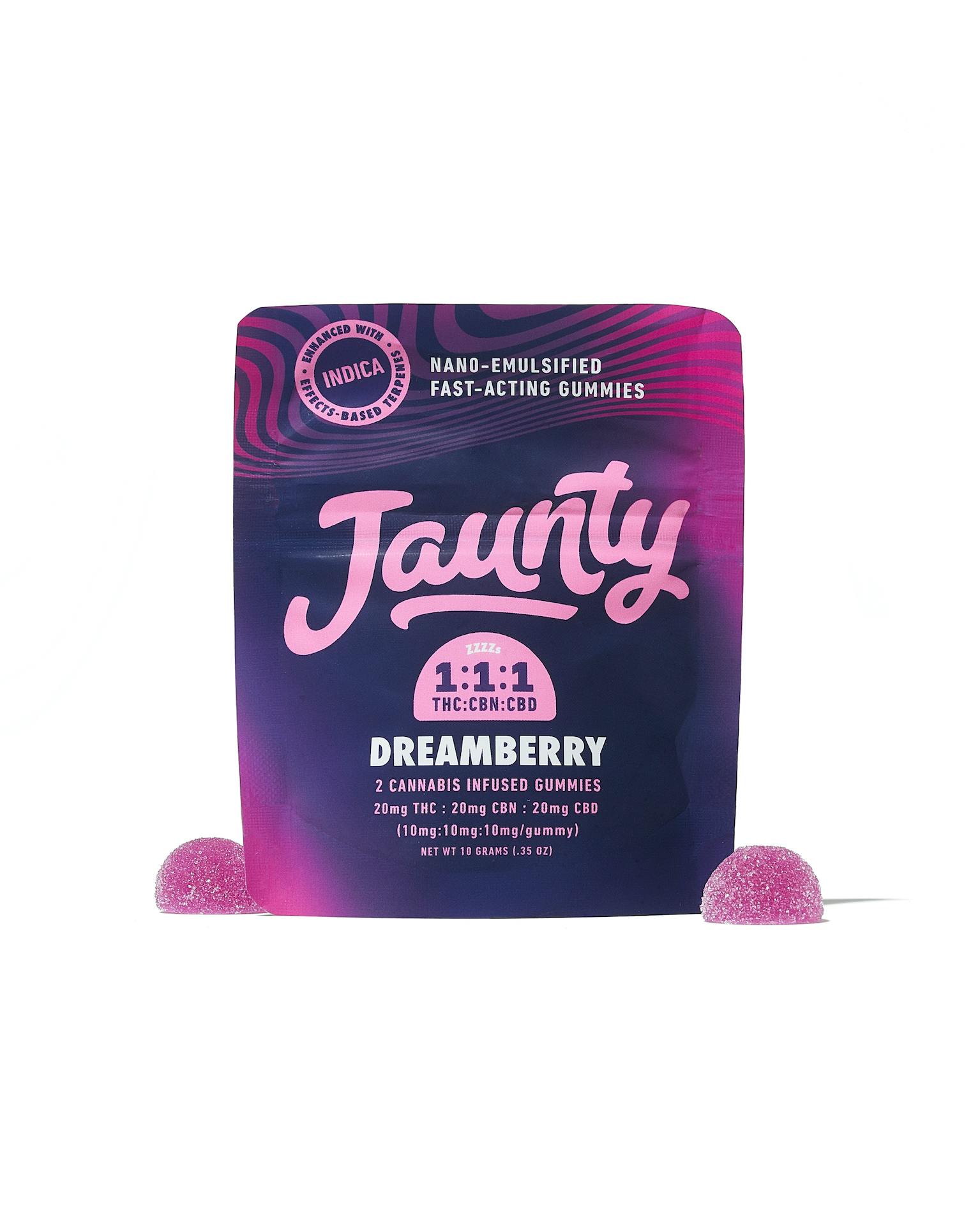 Gummies | Dreamberry | 1:1:1 | THC:CBN:CBG | 2pk x 10mg | 20 mg