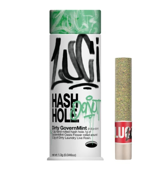 Infused Pre-Rolls | Live Rosin Hash Hole | Dirty GovernMint | 1.3 g