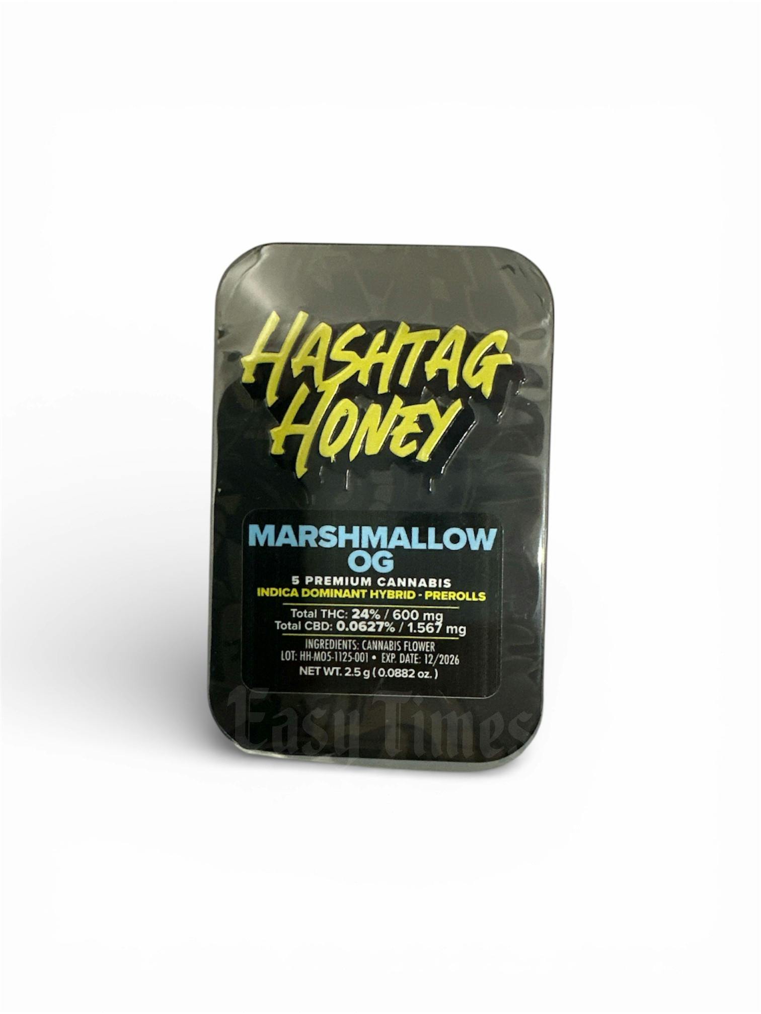 Pre-Rolls | Marshmallow OG | 5pk x 0.5g | 2.5 g