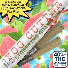Fog Cutter | Lightning Guava Pop | .5g infused Preroll | 2PK