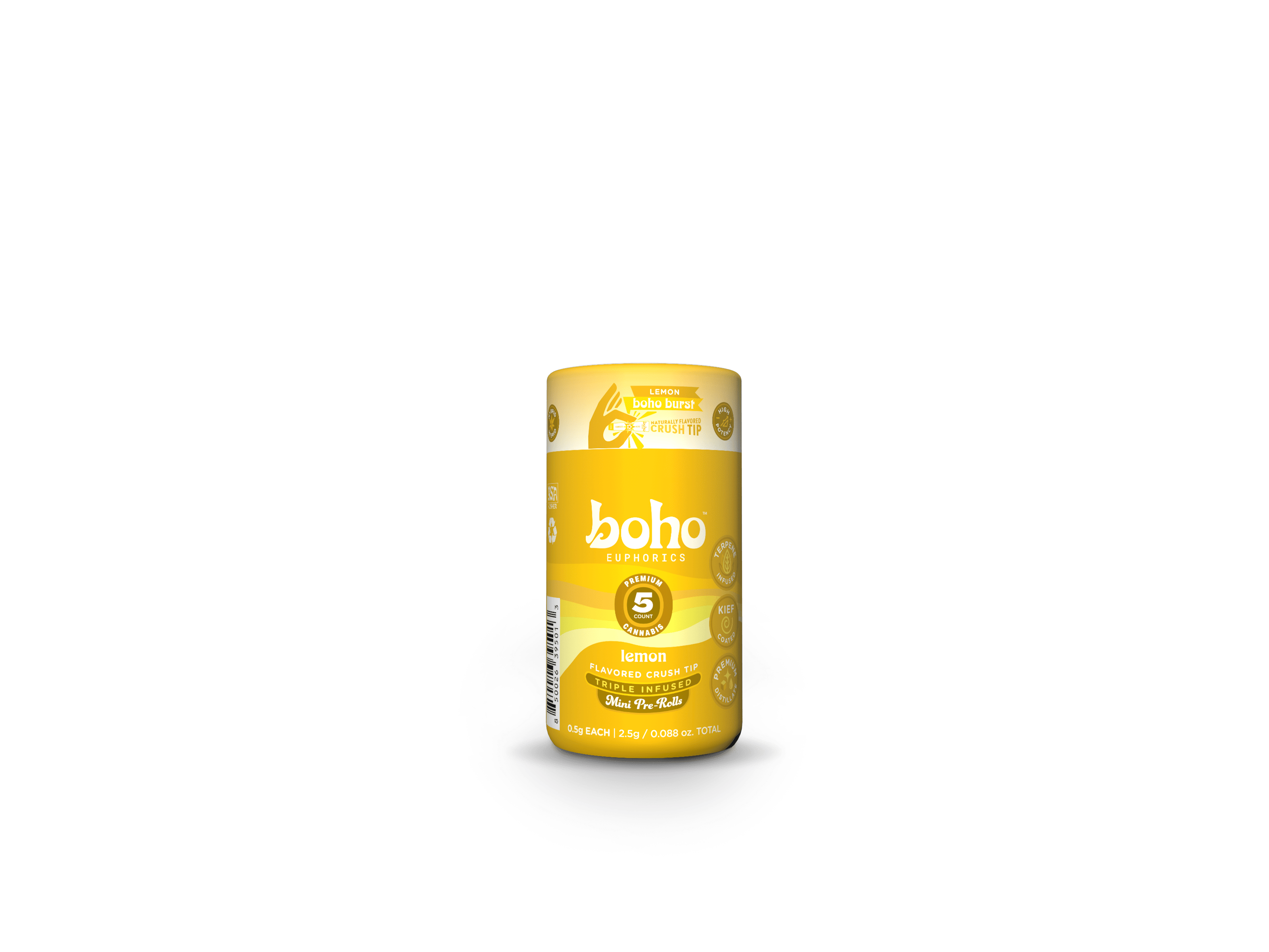 Boho Burst - TRIPLE INFUSED Lemon - 5 Pack