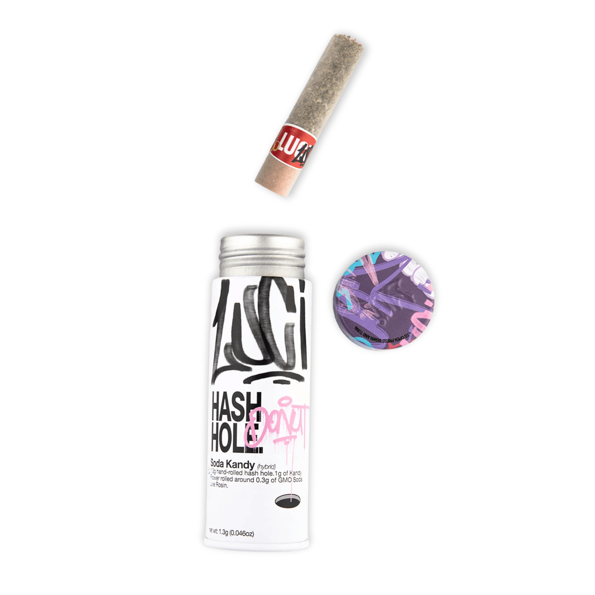 Infused Pre-Rolls | Live Rosin Hash Hole | Soda Candy | 1.3 g