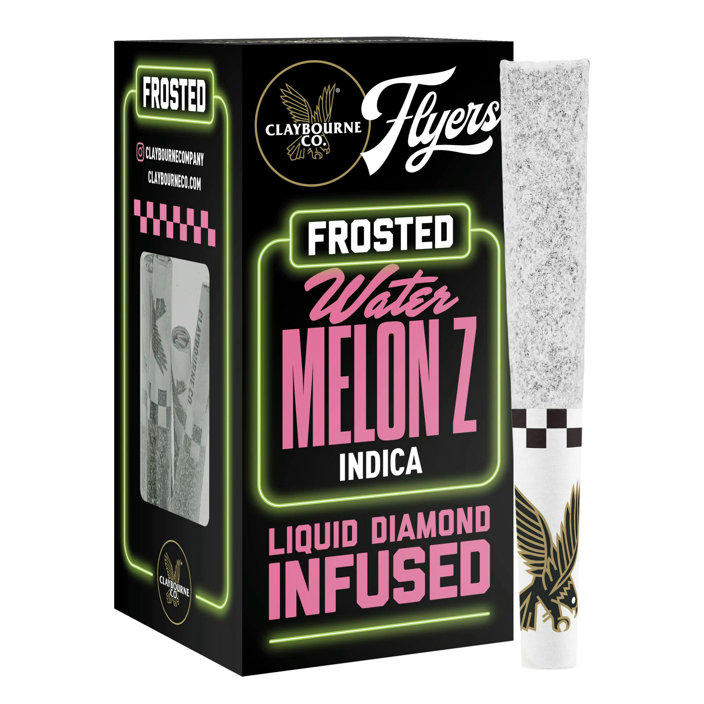 Infused Pre-Rolls | Frosted Flyers | Watermelon Z | 5pk x 0.5g | 2.5 g