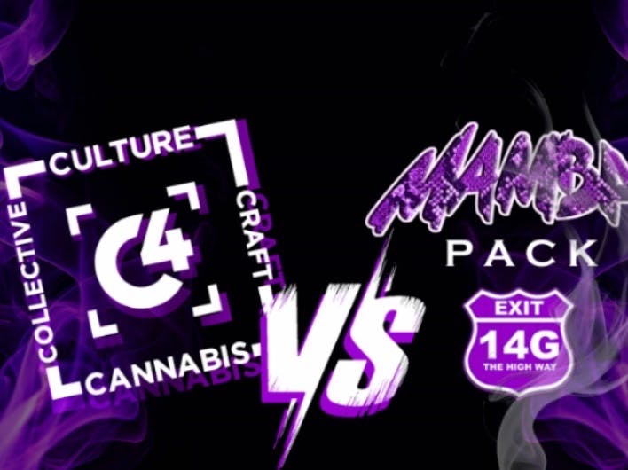 Wholes |  C4 Hashy Shadow Fruit 3.5g vs Exit 14G Merging Lane 3.5g |