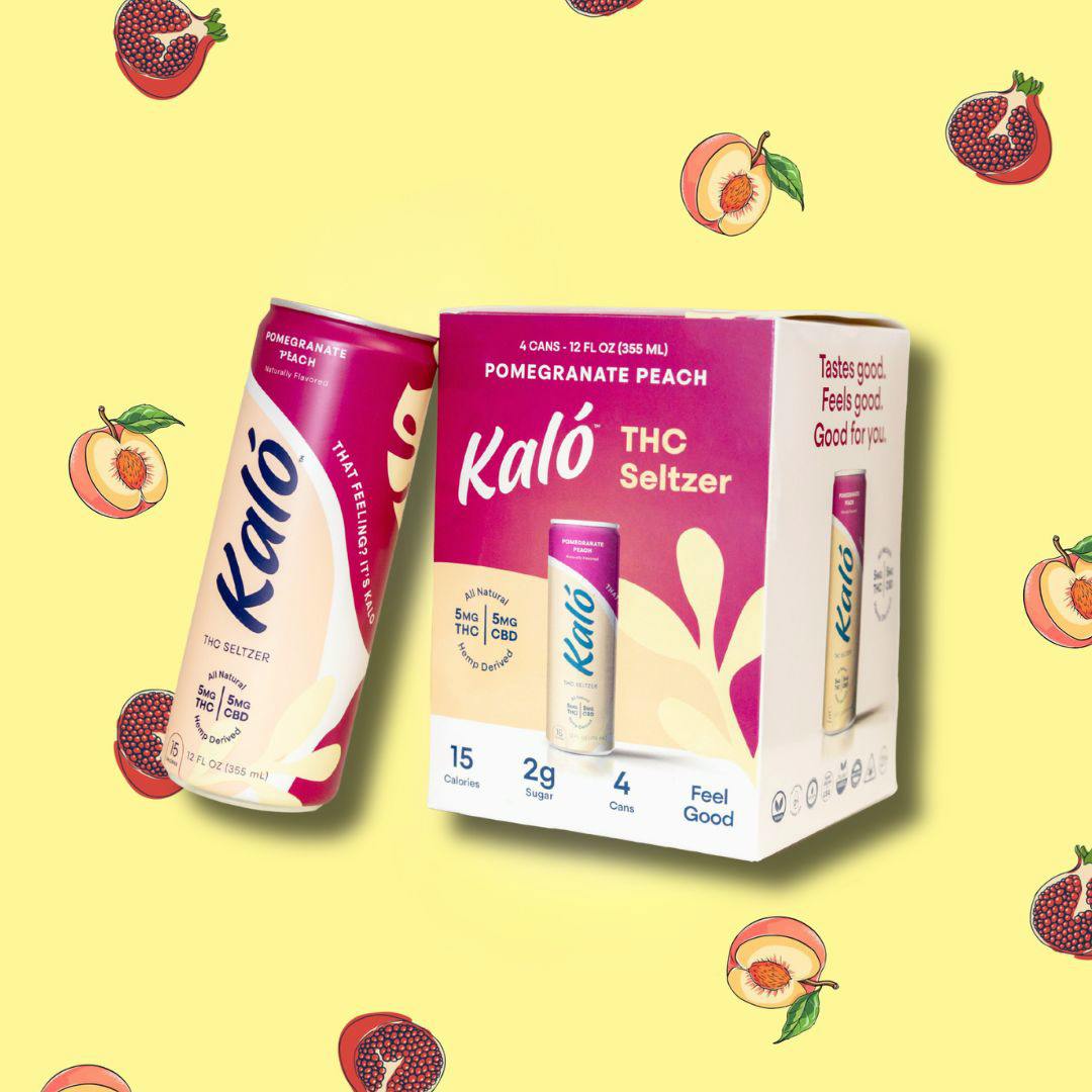 Pomegranate Peach | 5MG:5MG THC:CBD | 12 fl oz (4 pack)