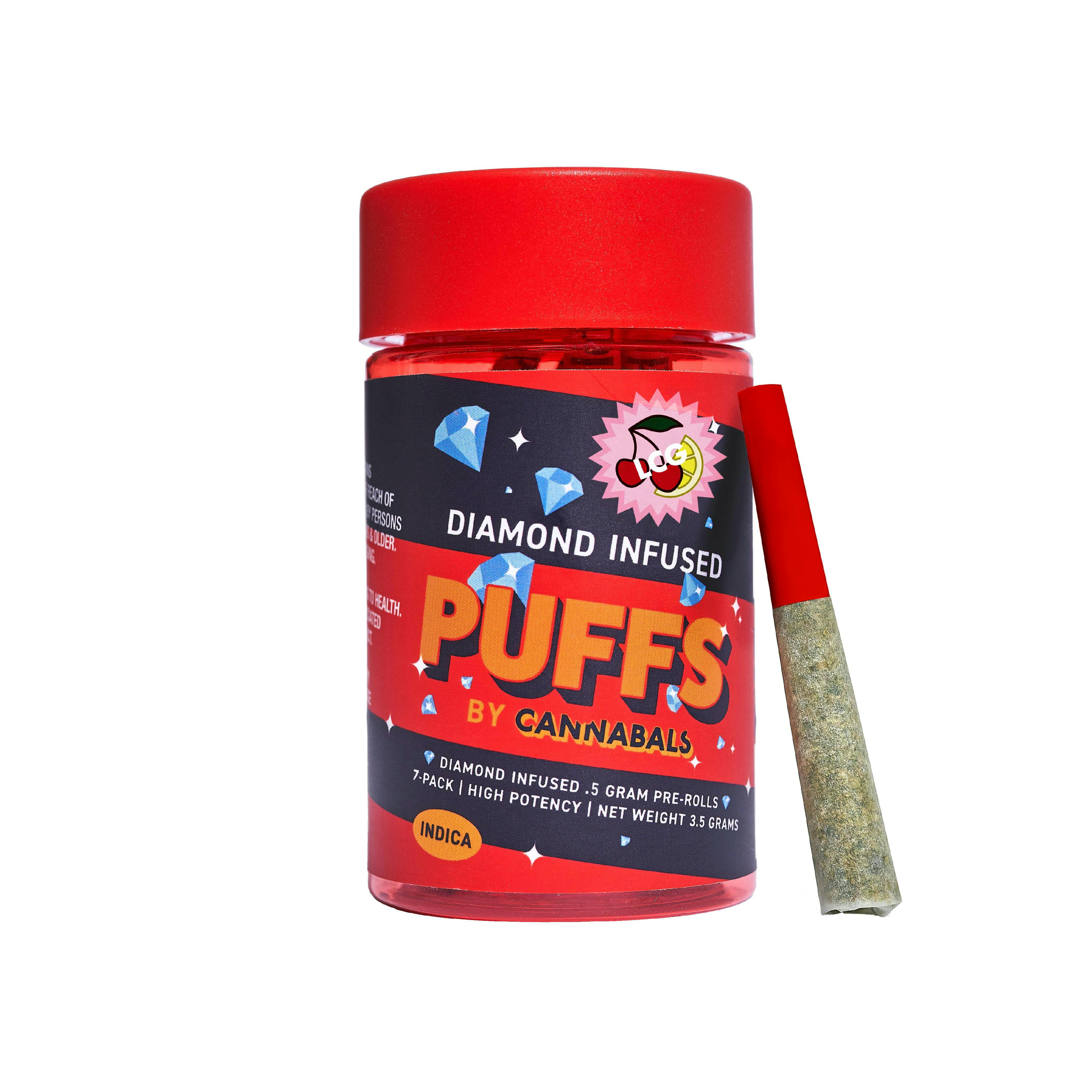 Infused Pre-Rolls | Puffs | Sour Diesel | 7pk x 0.5g | 3.5g