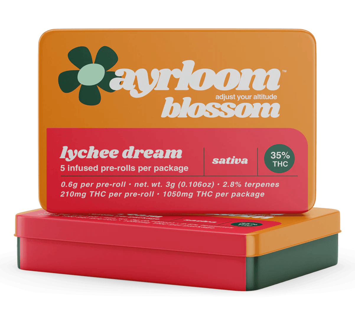 Infused Pre-Rolls | Lychee Dream | 5pk x 0.6g | 3 g