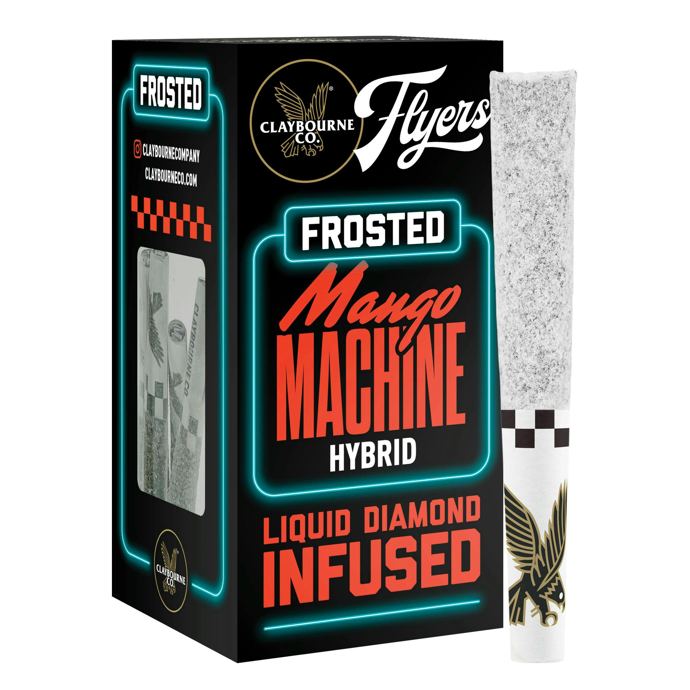 Infused Pre-Rolls | Frosted Flyers | Mango Machine | 5pk x 0.5g | 2.5 g