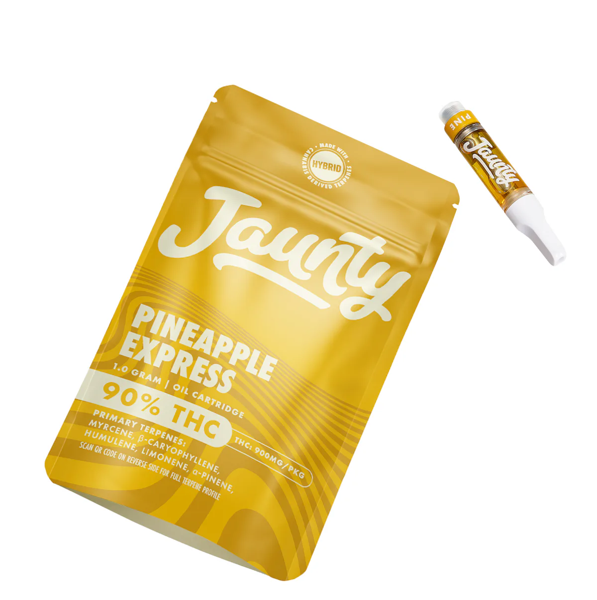 Jaunty | Vape | 1g Cart | Pineapple Express