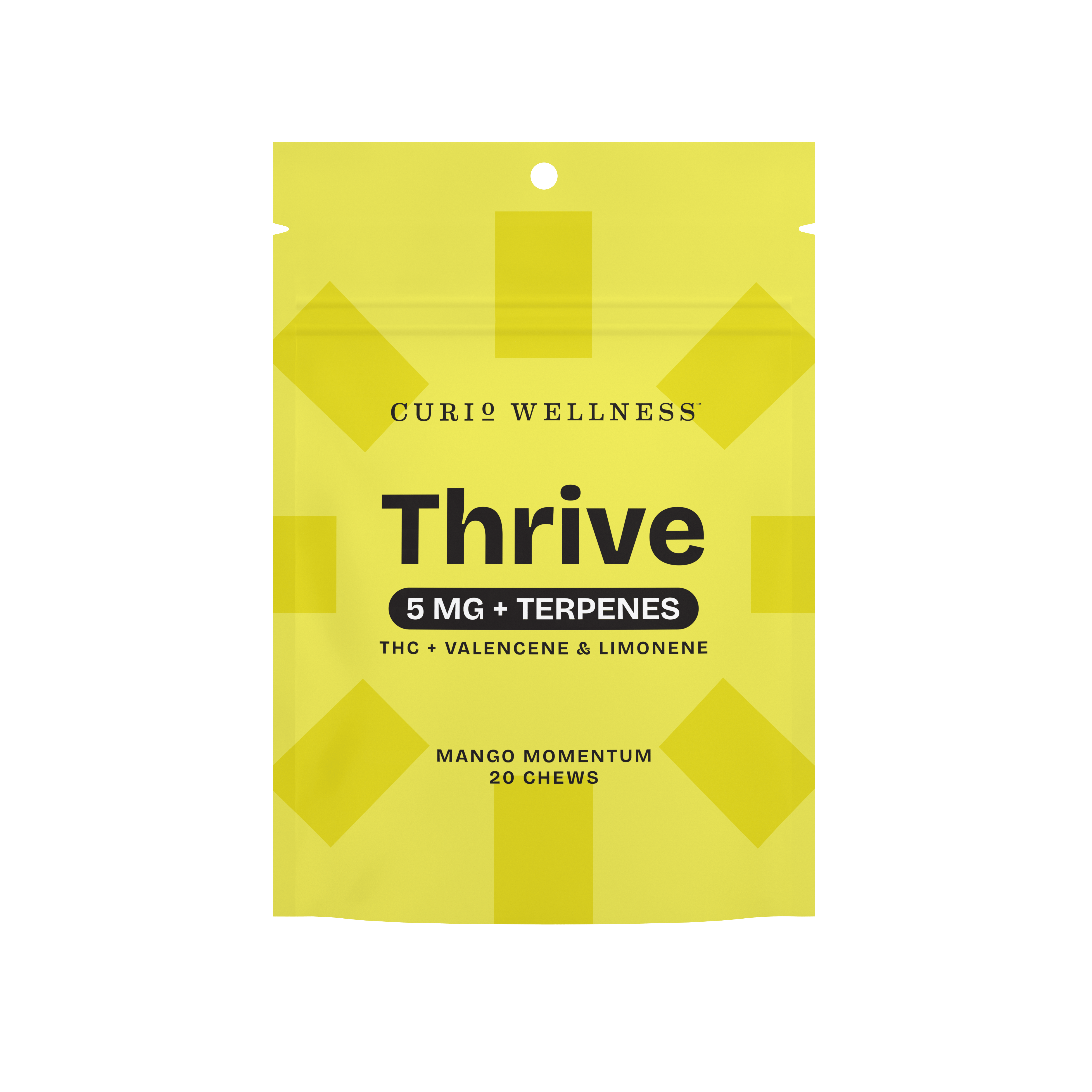 Curio | Thrive Mango Momentum | Edibles | 20 Pack | 100mg (S)