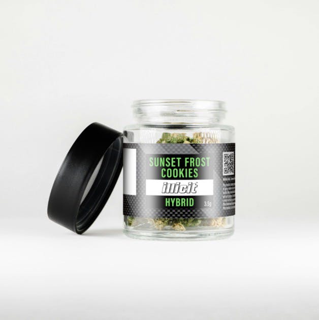 Illicit: Sunset Frost Cookies 28g Flower - Hybrid