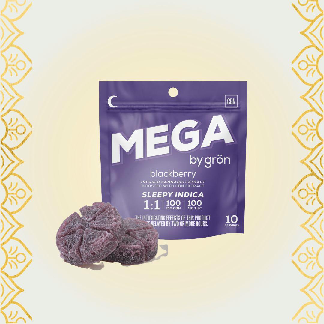 Blackberry MEGA Pearl | 1:1 CBN:THC | 2pk