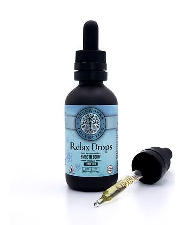 Treeworks Collective | Relax Drops | Smooth berry | Indica | Tincture | 20:1 | CBD\THC