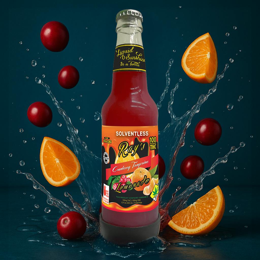 DP – Cranberry Tangerine Solventless Lemonade / (Permanent Marker-H) / + 100mgCBG 12fl oz