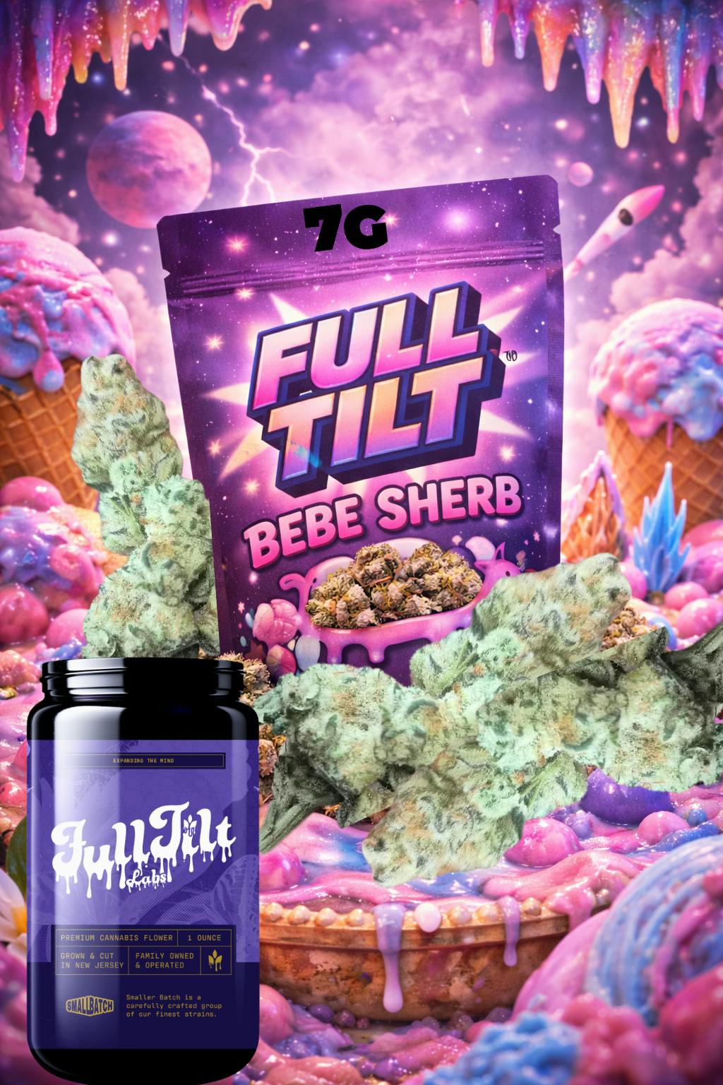 Full Tilt - Bebe Sherb - 7g - Flower