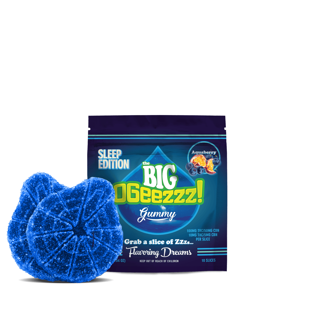 BIG Sleep - Aquaberry (2:1 THC:CBN) - 100mg Pack