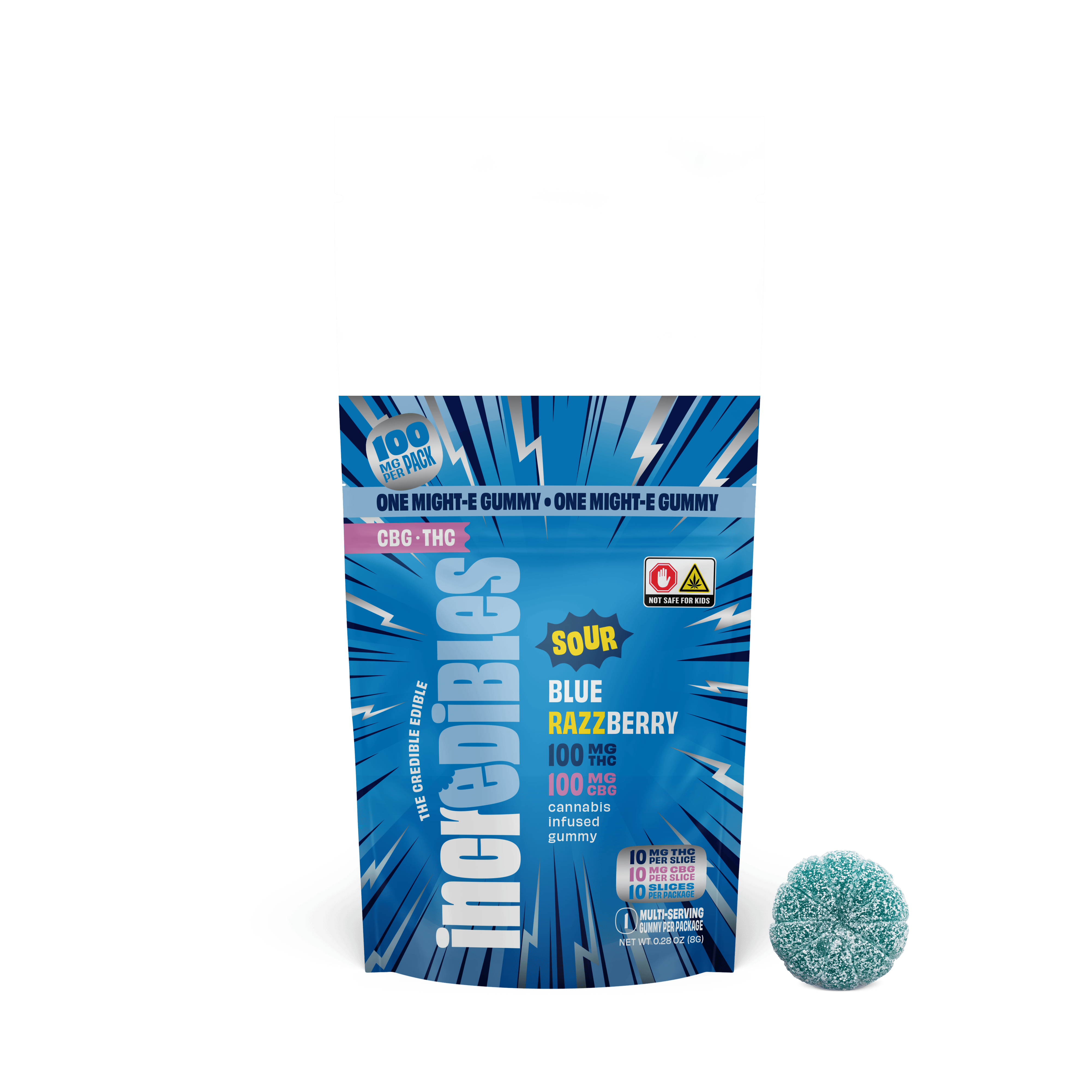Sour Blue Razzberry | 1:1 THC: CBG | 1pk