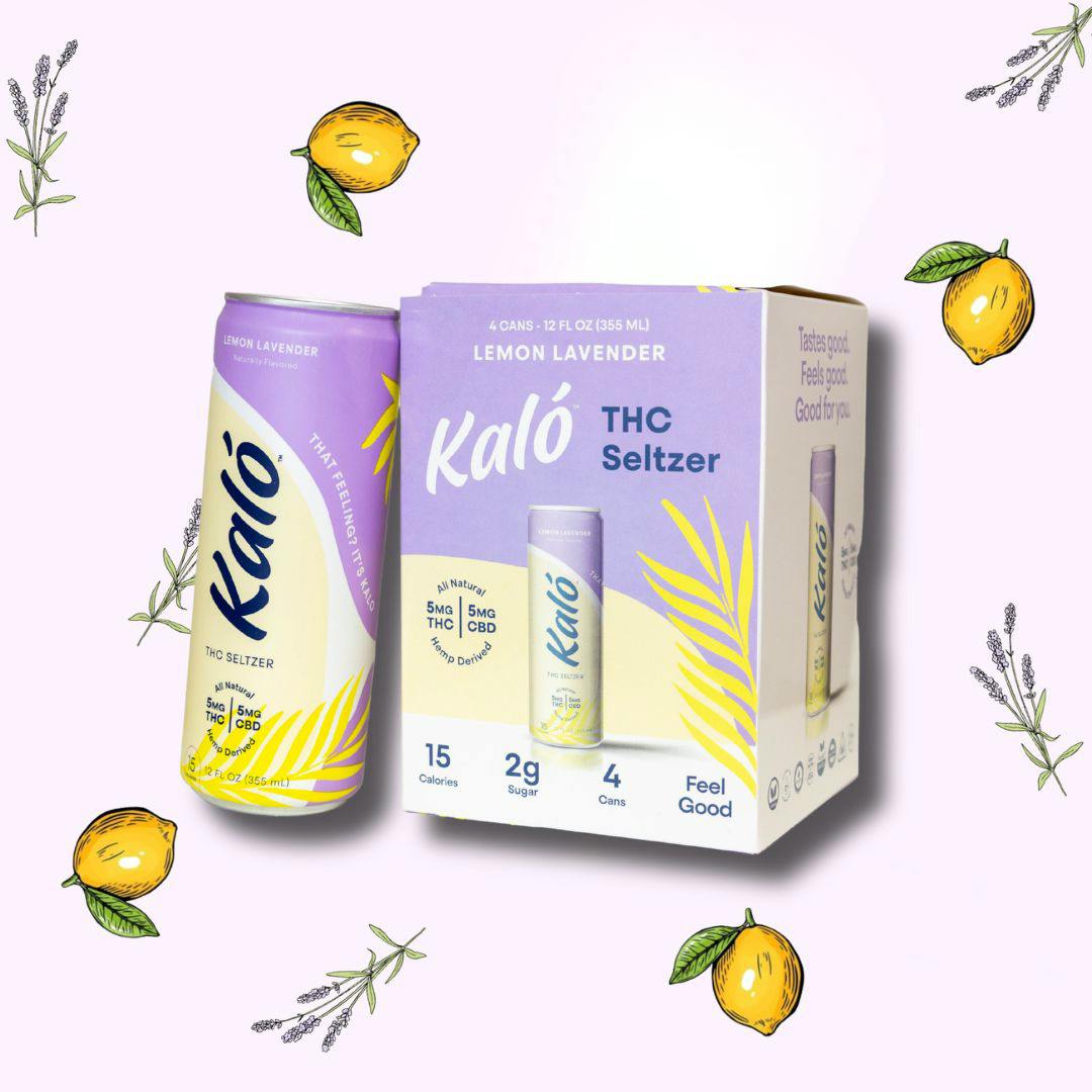 Lemon Lavender | 5MG:5MG THC:CBD | 12 fl oz (4 pack)