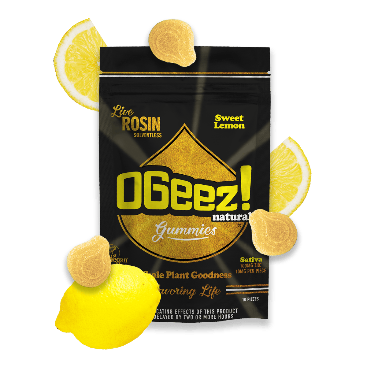 Naturals LIVE ROSIN - Sweet Lemon - 100mg Pack