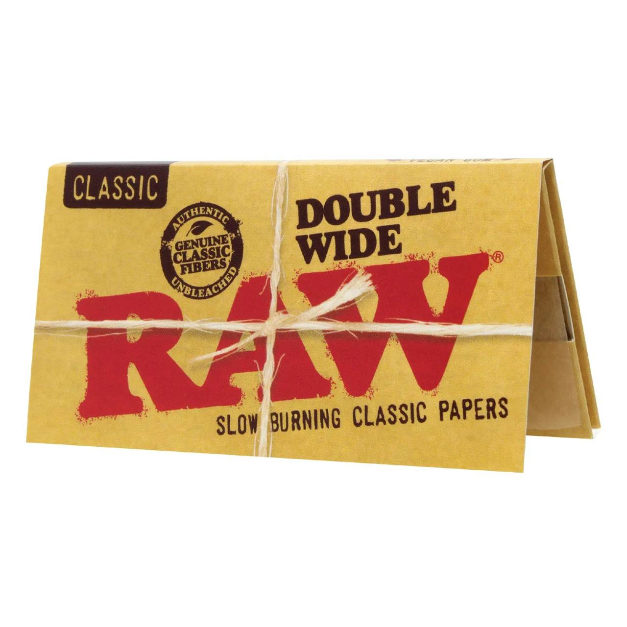 RAW® - Classic Double Wide Rolling Papers (34ct)