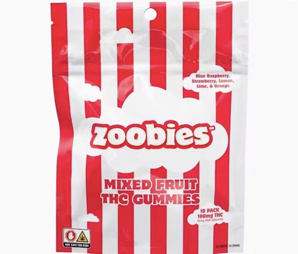 Zoobies: Fruit Gummies 10mg - Indica