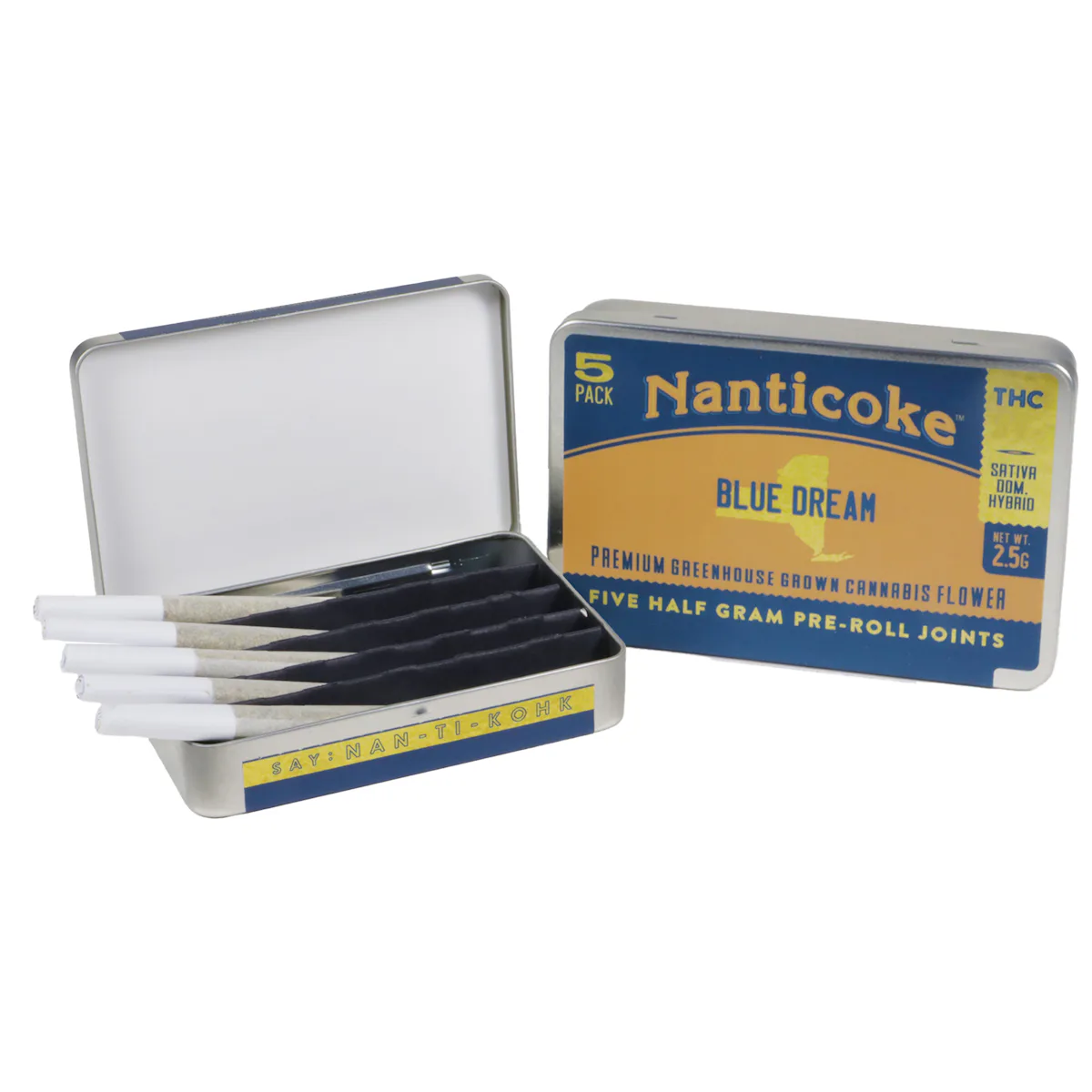 Nanticoke | Preroll | 5pk | 2.5g | Blue Dream